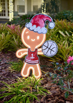 Customizable Merry Sparkles 24 inch in Santa Hat and Basketball Jersey