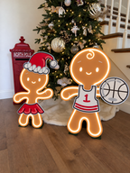 Gingerbread Outdoor Decor Galvanized Steel